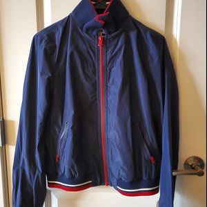 Uniqlo X Ines De La Fressange Ribbed Navy Blouson